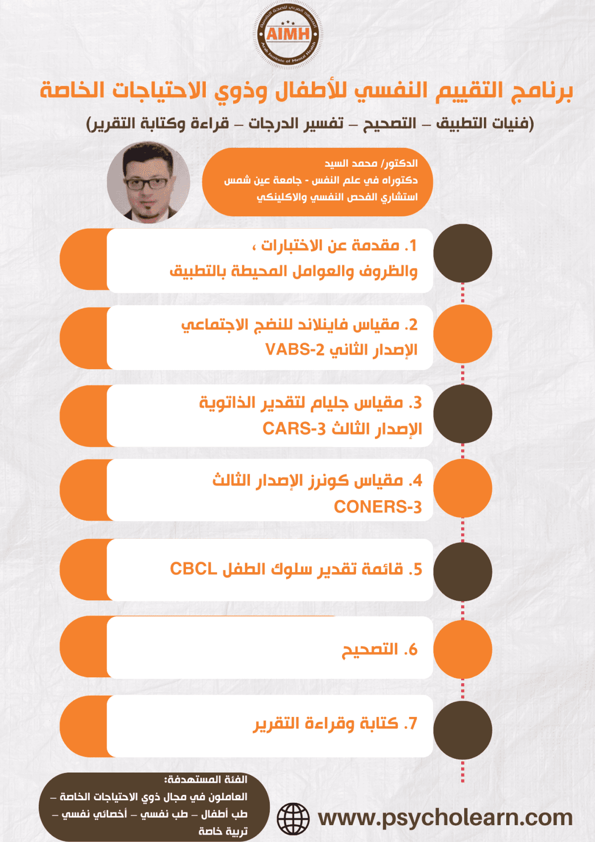 التقييم النفسي للأطفال وذوي الاحتياجات الخاصة
