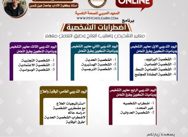 اضطرابات الشخصية:معايير التشخيص واساليب العلاج وطرق التعامل الفعال معهم